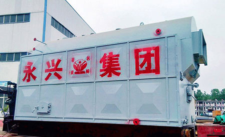 [柬埔寨]建材企业6吨生物质蒸汽锅炉和6台贯通式蒸压釜