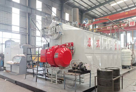 8吨双锅筒柴油蒸汽锅炉